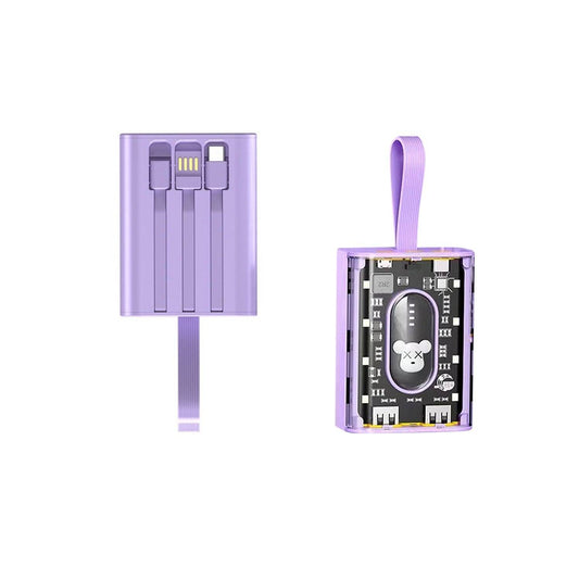  20W fast charging technology quickly replenishes your devices' batteries, saving you time.