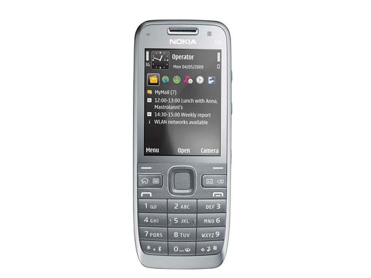 Nokia E52 Keypad cell phone 3G, imported (Grey)