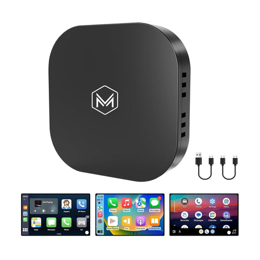 Muvit CarPlay & Android Auto Adapter | Smart AI Box for Seamless Wireless Connect, All OTT Streaming, Voice, Navigation & Music | Plug & Play Dongle Ultimate Wireless Drive Experience