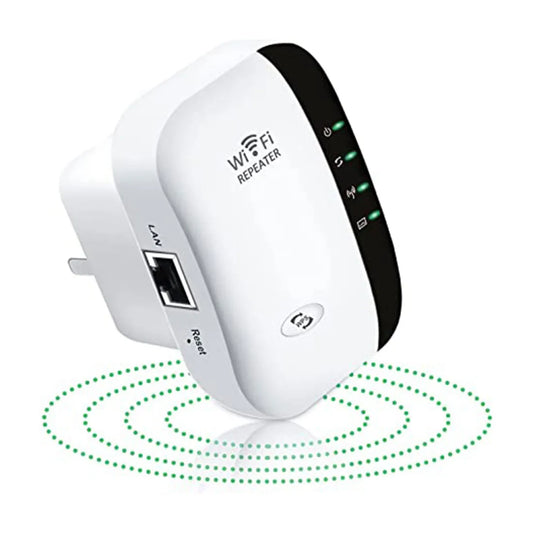 Muvit Single Band WiFi Range Extender Up to 300Mbps