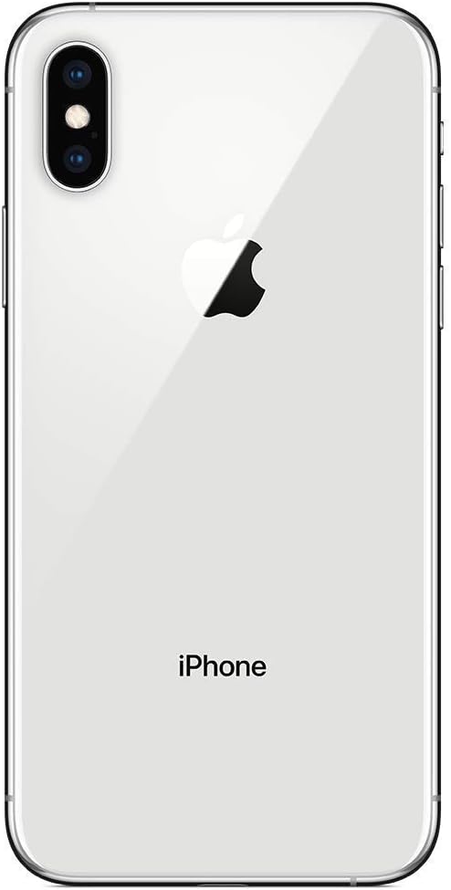 Apple iPhone XS, 32GB, Silver - Unlocked (Renewed)