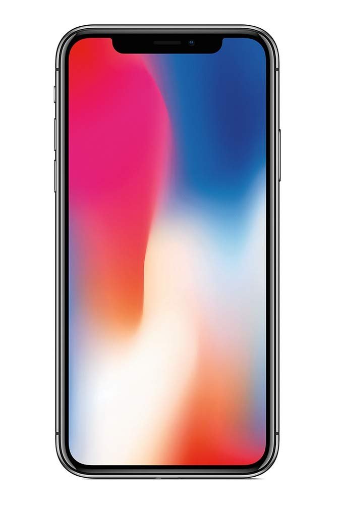 Apple iPhone X (Silver, 64GB) – Super Retina Display, Face ID, 4K Camera, Unlocked