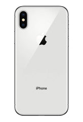 Apple iPhone X, 64GB, Silver - Unlocked (Renewed)