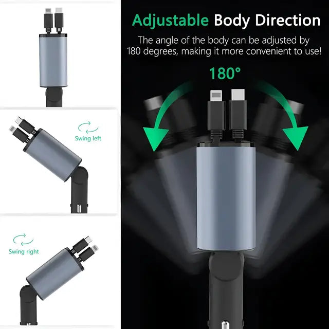 3. 120W high-power output enables rapid charging for your devices.
