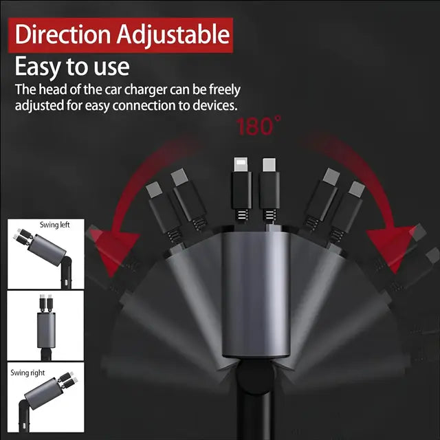LED light indicates charging status, providing a clear visual cue.