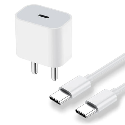Muvit 20W Power Adapter with Type C to Type C Cable for Apple