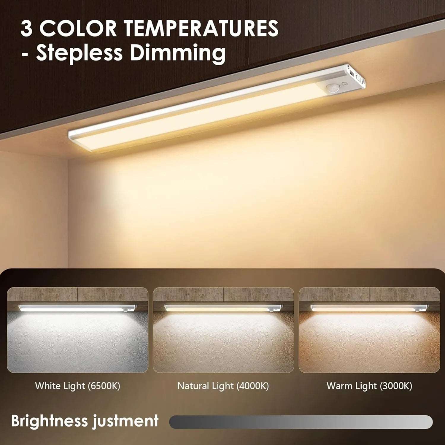 Muvit LED Rechargeable Motion Sensor Cabinet Light
