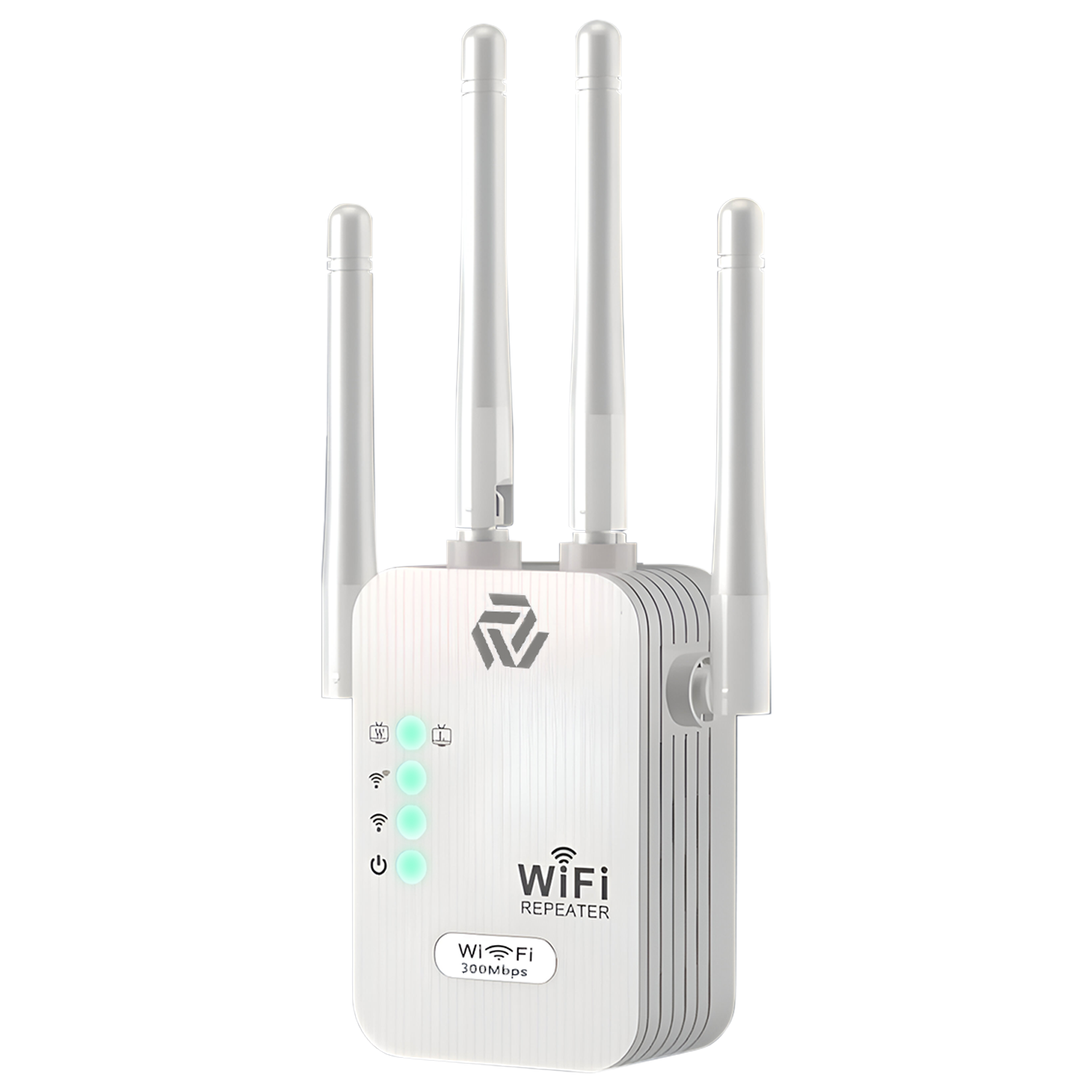 Muvit 4 Antenna WiFi Range Extender Router Upto 300Mbps for Home and Office