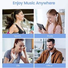 Muvit Lightning Wired Earbuds with Mic | Stereo In-Ear Headphones for iPhone & iPad (White)