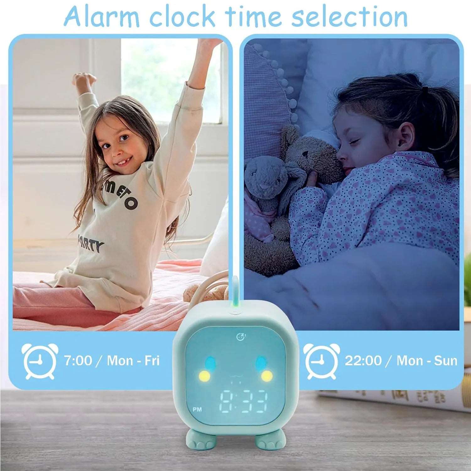 Muvit Cute Funny Digital Dinosaur Kids Alarm ClockDigital Alarm Clock For Kids
The Muvit Funny Dinosaur Kids digital alarm clock is an electronic timekeeping device that typically features a digital display and is eMuvitMuvitMuvit Cute Funny Digital Dinosaur Kids Alarm Clock
