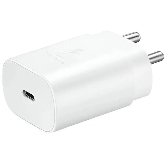 25W fast charging USB C wall adapter