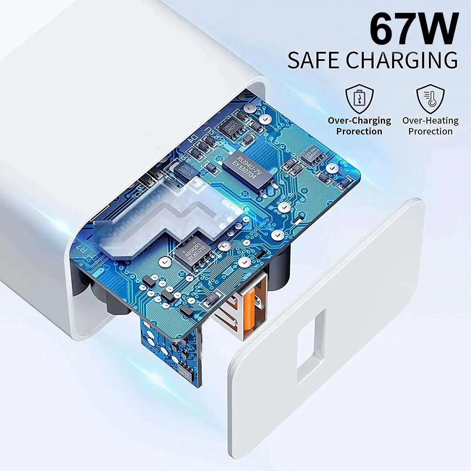 Durable ABS material charger for long lasting use