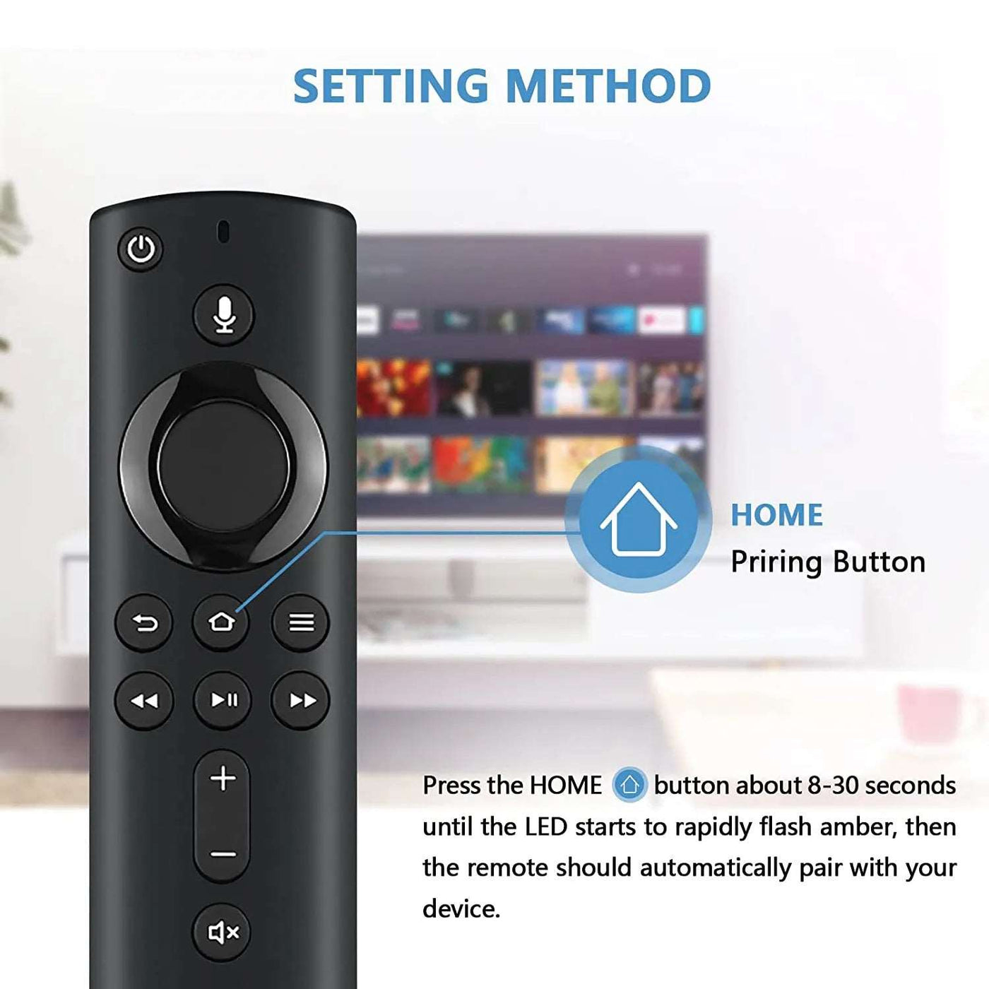 Muvit Fire Tv Stick Remote with Alexa Voice Control ( 2nd Generation )