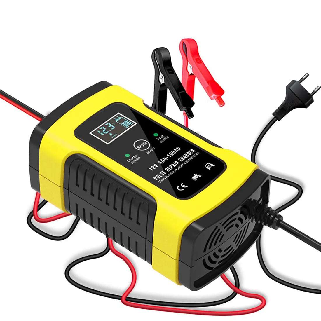 Muvit 12v Fully Automatic Car Battery Charger for Car, Bike