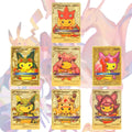 Pokémon Gold Foil Playing Cards (100 Cards) | Premium Waterproof Collectible Deck | Luxury Golden Trading Cards for Fans & Collectors