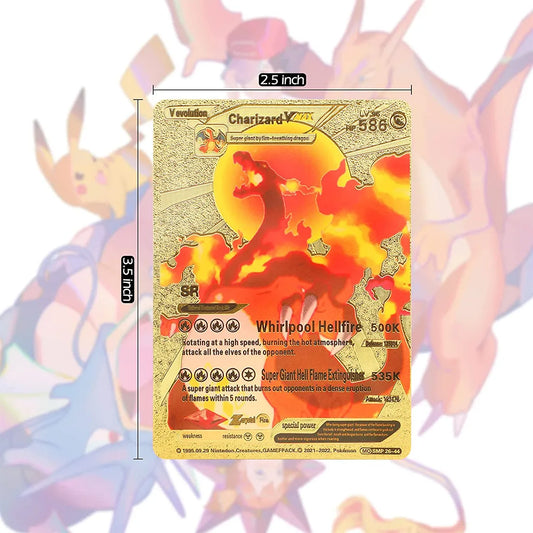 Muvit Pokemon Gold Foil Playing Cards (100 Cards)