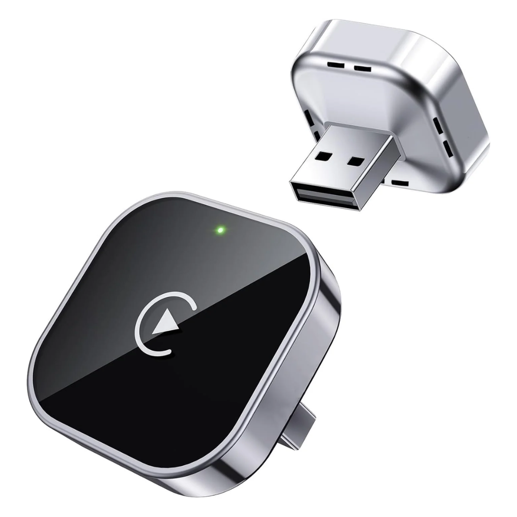 Muvit Wireless CarPlay Adapter for iPhone – Plug & Play Mini USB/USB-C Dongle | 5.8GHz Wi-Fi | Bluetooth 5.3