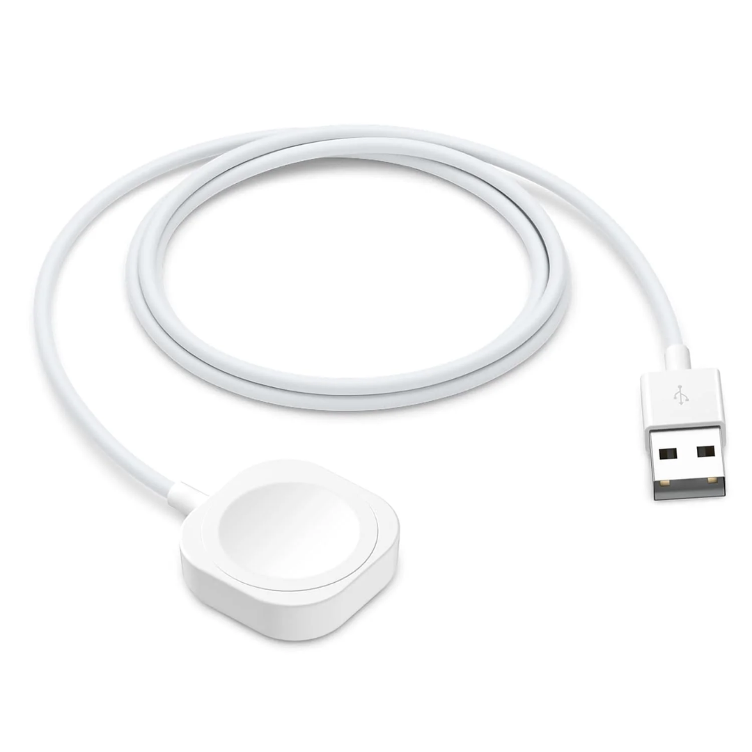 Muvit Magnetic USB Charger Cable for iOS Smartwatch 1m White – Fast Wireless Magnetic Charging Cable
