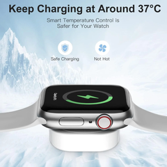 Muvit Magnetic USB Charger Cable for iOS Smartwatch 1m White – Fast Wireless Magnetic Charging Cable