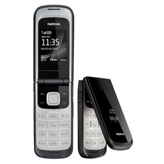 Nokia flip phone on a white background
