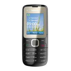 Nokia C2-00 Dual SIM Keypad Jet Black – 1.8" Display, Hot Swap SIM, Long Battery