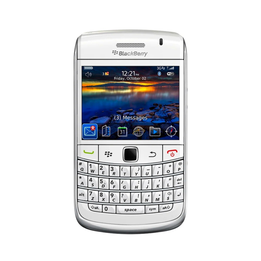 BlackBerry Bold 9700 Smartphone (White) – QWERTY Keyboard, 2MP Camera, GSM Unlocked (Copy)