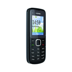 Nokia C1-01 Keypad Phone(4.5 cm (1.8 inch) Screen, Micro USB, VGA Camera) Dark Grey
