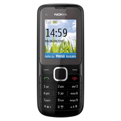 Nokia C1-01 Keypad Phone(4.5 cm (1.8 inch) Screen, Micro USB, VGA Camera) Dark Grey