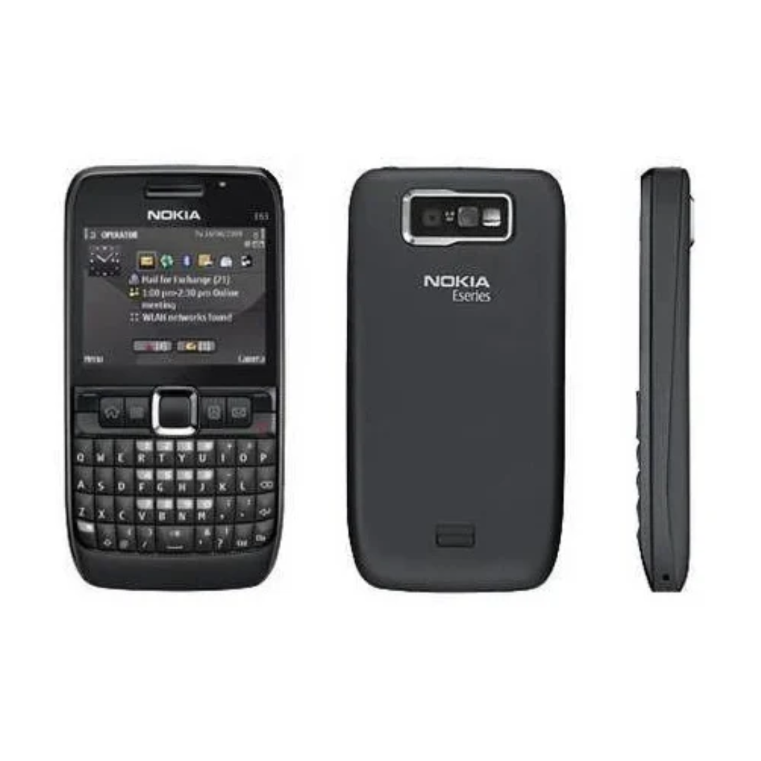 Nokia smartphone with keyboard and side view 