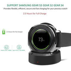 Muvit Watch Charger Compatible with Samsung Smartwatch S2/S3/S4 Charging Dock Galaxy Sport Smart Watch Accessories with USB Charging Cable