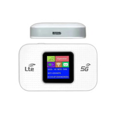 Muvit 4G LTE Wireless Dongle 300Mbps with LCD 3000mAh Hotspot – Plug & Play WiFi Data Card