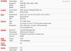 Nokia 2700 Black Inkjet Mobile Phone with Email, Bluetooth, GPRS, MP3, 2MP Camera