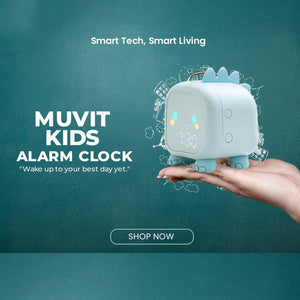 Alarm clock by muvit banner