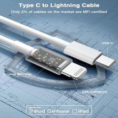 Muvit Type C to Lightning Data Cable for Apple Device