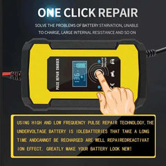 Muvit 12v Fully Automatic Car Battery Charger for Car, Bike